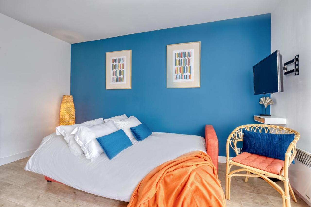 Le bleu, très bien situé 1mn centre commerciale, Disney PARKING GRATUIT Serris Exterior foto